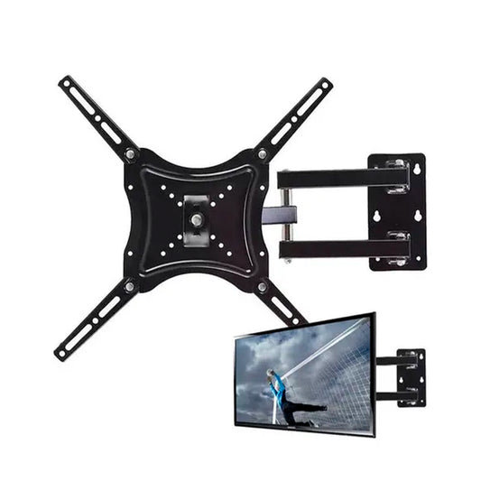 Soporte TV Pared 14 a 55 Pulgadas con Brazo Móvil Articulado Giratorio