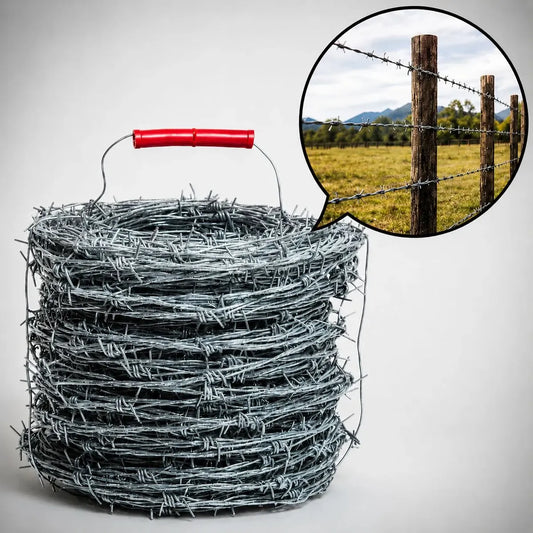 Alambre De Puas Rollo 16 X 275mts 12.5kg Galvanizado