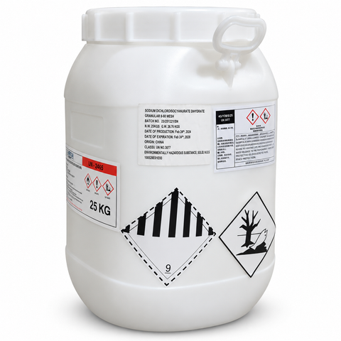 Cloro Granulado Saco 25 Kg Disolución Rápida | Formato Profesional para Piscinas Grandes
