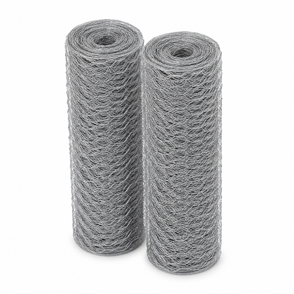 Malla Gallinero Hexagonal Galvanizada 0,6x25 Mts Pollera para Huerto y Cerco