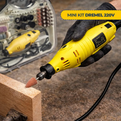 Minitorno Eléctrico Tasbel Kit Mini Dremel Compacto