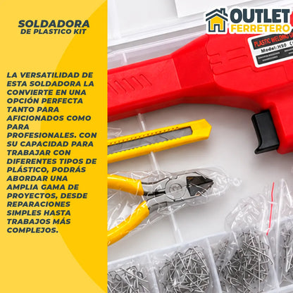 Kit Soldadora Para Repacion De Plastico 200 Und 7 Pcs