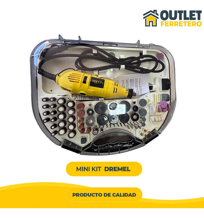 Minitorno Eléctrico Tasbel Kit Mini Dremel Compacto