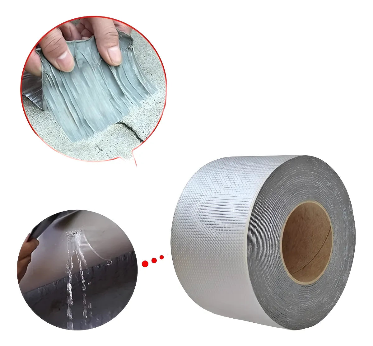 Cinta Tapagotera Impermeable Sella Rapido 10x5mts