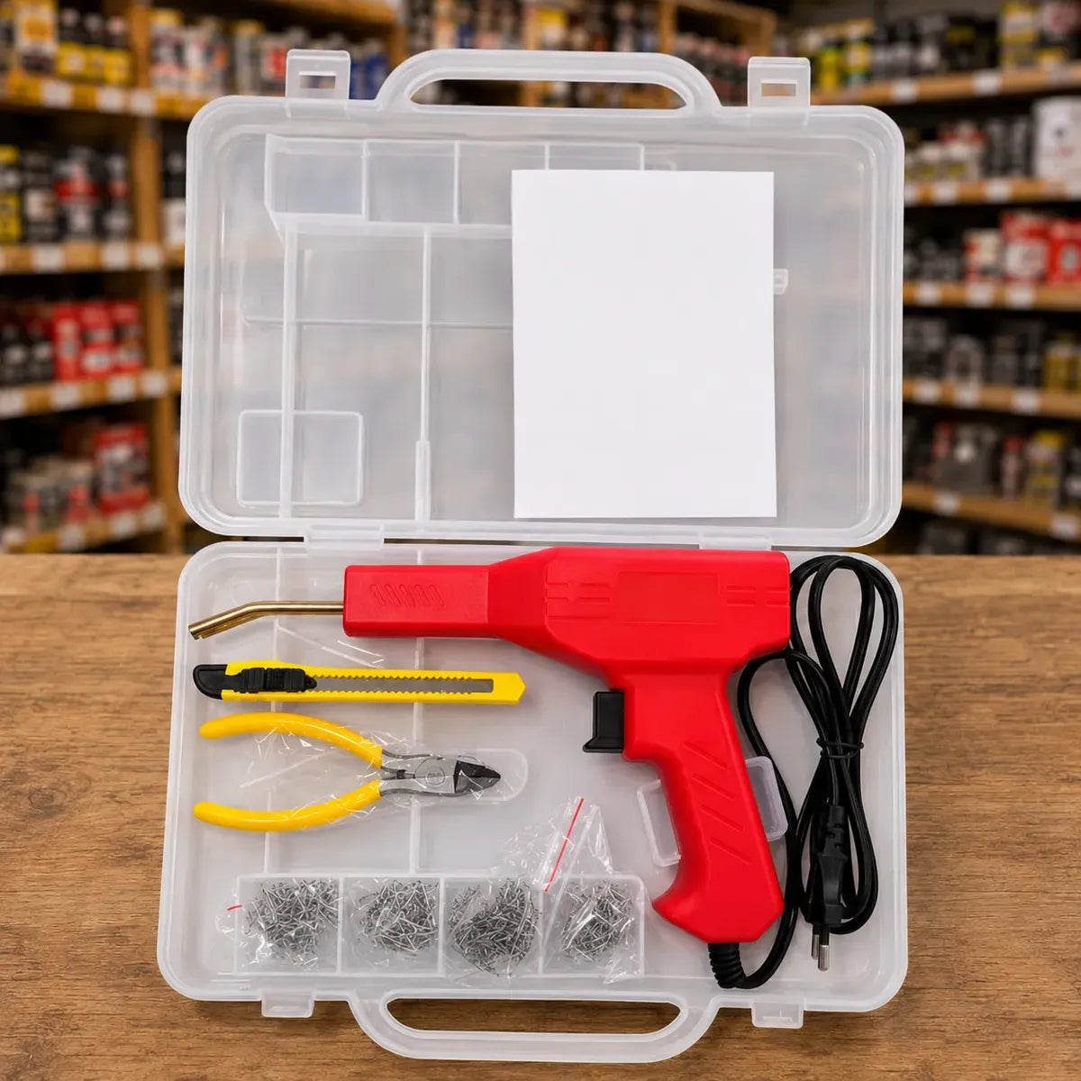 Kit Soldadora Para Repacion De Plastico 200 Und 7 Pcs