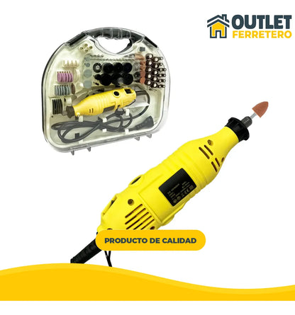 Minitorno Eléctrico Tasbel Kit Mini Dremel Compacto