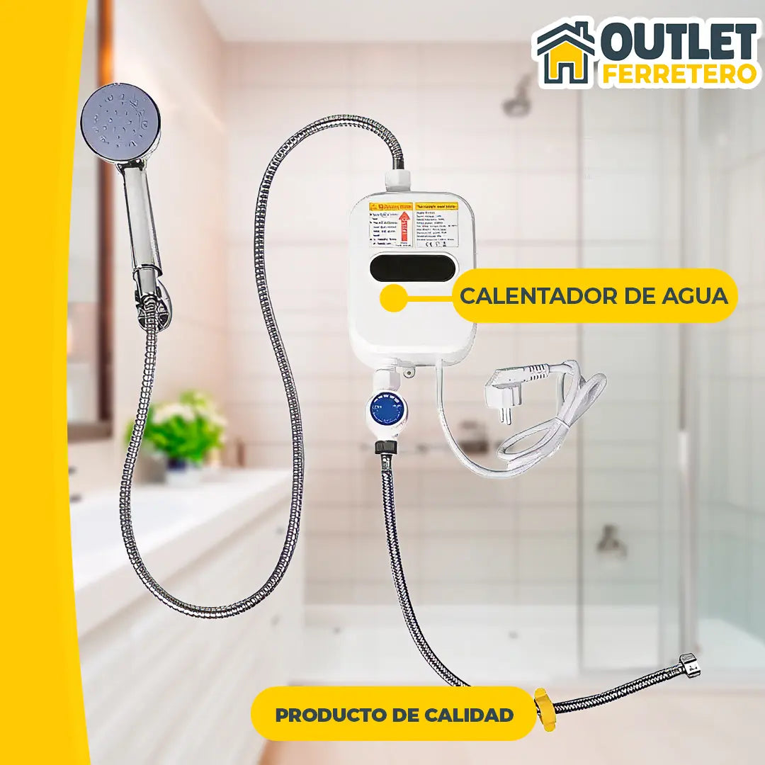 Ducha Eléctrica Instantánea Tasbel 3.5kw 220v Termostática