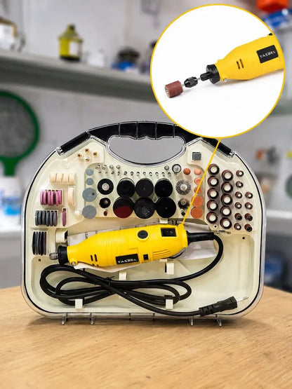 Minitorno Eléctrico Tasbel Kit Mini Dremel Compacto