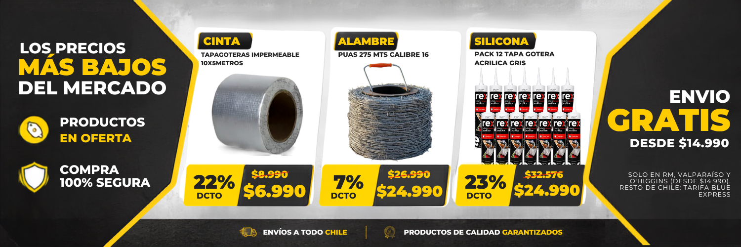 Banner Outlet Ferretero Chile