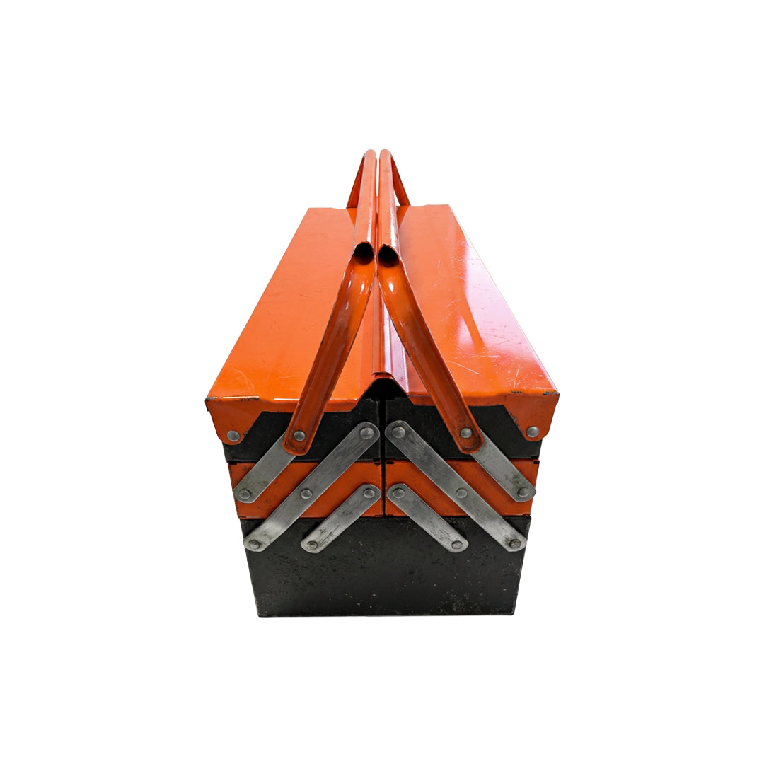 Caja de Herramientas 3 Niveles Desplegable 5 Compartimentos 53x21x21 Cm