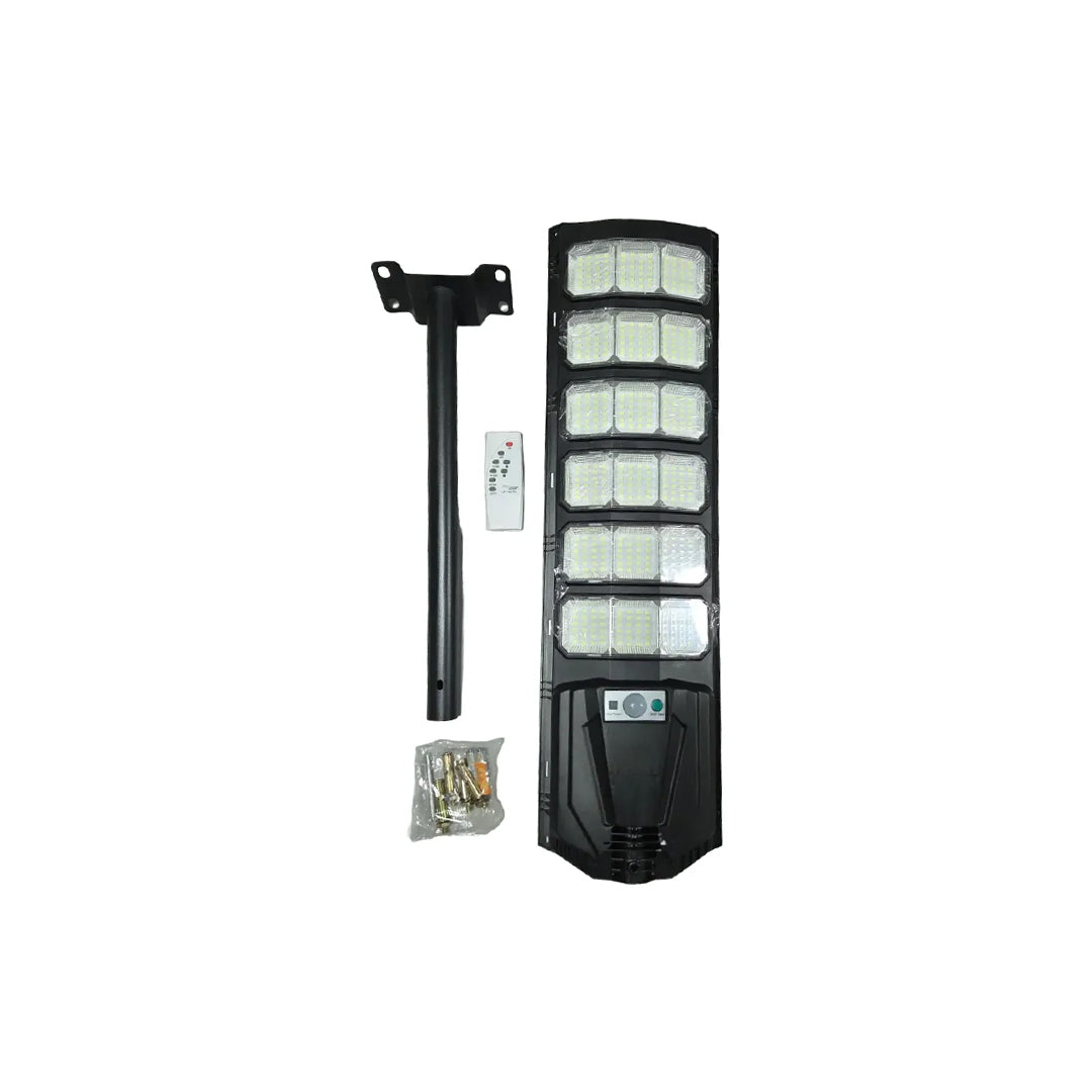 Foco Solar LED 1200W Exterior IP67 con Sensor de Movimiento y Control Remoto