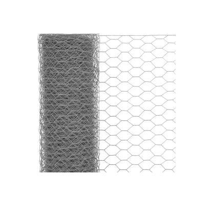 Malla Gallinera Hexagonal Galvanizada 1 x 25 Mts para Gallineros y Cercos