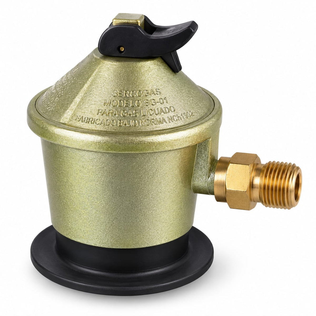 Regulador de Gas 3/8 Hilo Izquierdo Certificado SEC