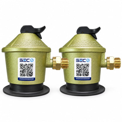 Regulador de Gas 3/8 Hilo Izquierdo Certificado SEC