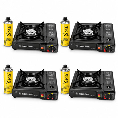 Cocinilla a Gas Portátil + Cartucho Gas Butano 227 g de Regalo para Camping