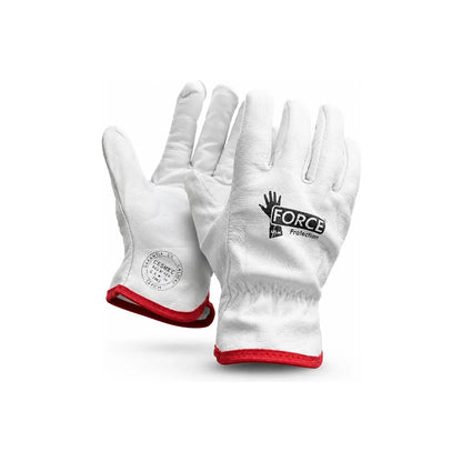 Guantes de Cabritilla Cuero Talla 10 Pack 10 Unidades para Trabajo y Construcción